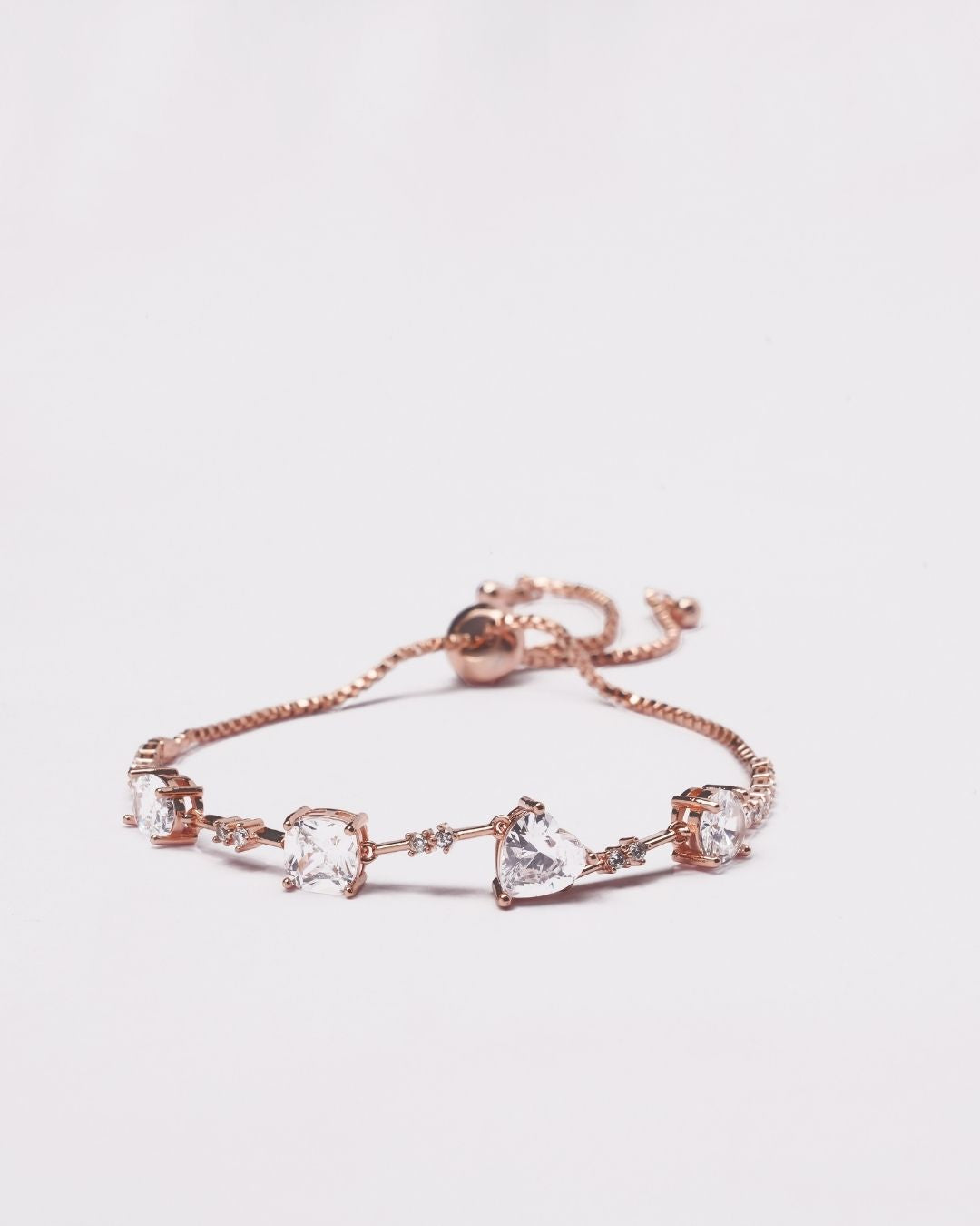 Rose Gold-Plated AD Bracelet