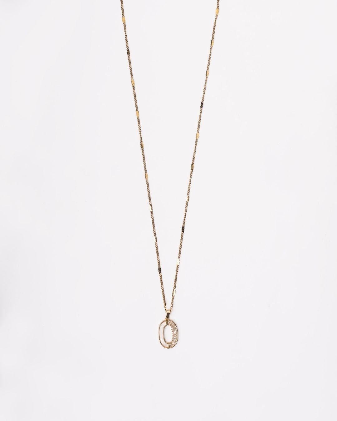 Gold Plated AD Pendant with Chain